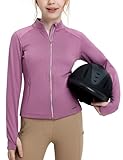 FitsT4 Sports Girls Fleece Equestrian Shirt Horse Riding Jacket Fall Winter Warm Horseback Riding Shirts Athletic Outwear Pink L