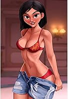 Algopix Similar Product 8 - Disney Mulan Porn Poster Mulan Ero Art