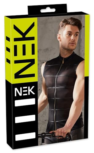 Nek Debardeur Translucide avec Zip L Large