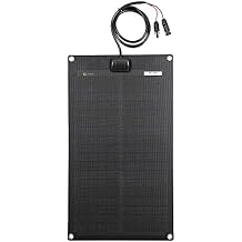 Lensun Flexible Solar Panel,30 Watt 12 Volt ETFE Black PERC Monocrystalline Flexible, Ultra Thin,Ultra Lightweight Waterproof for RV, Boat,Roof,Van,Car,Camping