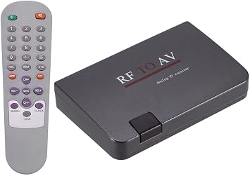 Premium Analog Coaxial TV to Composite RCA Video Audio ConverterExternal TV Tuner