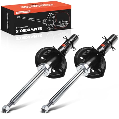 Frankberg 2x Stossdämpfer Stoßdämpfer Vorne Links Rechts 523mm Gasdruck Kompatibel mit Golf IV 1J1 O.c.t.a.v.i.a I Combi 1U5 A3 8L1 Replace# 1J0413031BB, 1J0413031BL