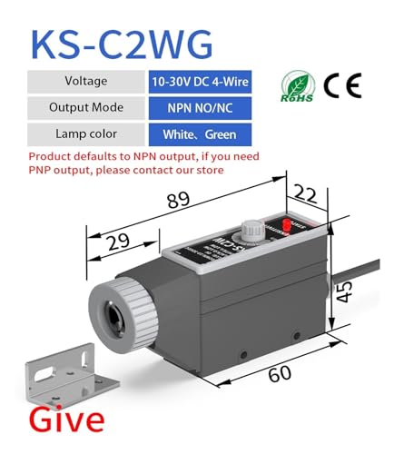Capteur de couleur KS-C2 correction de position précise NPN PNP CC