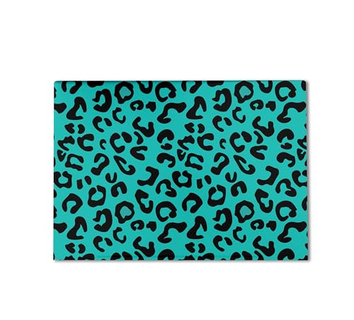 Image of Gaming Skin Compatible with HP Envy x360 16 inch (2023) - Teal Leopard - Premium 3M Vinyl Protective Wrap Decal Cover - Easy to Apply | Crafted in The USA by MightySkins