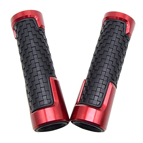 Poignées de moto CNC 22mm pour Kawasaki Z900 Z1000 guidon course rouge
