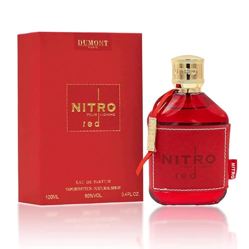 Image of Nitro Red Pour Homme Parfum - 100ml | Long-Lasting, Fresh & Masculine Fragrance with Premium Notes | Ideal for Everyday & Casual Wear 3.4 Fl Oz