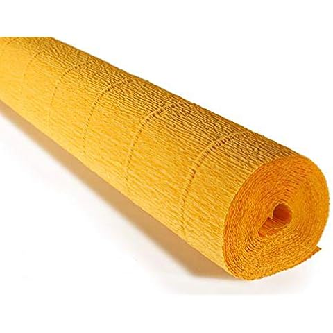 FloristryWarehouse Crepe Paper roll 180g (50 x 250cm) Daffodil Yellow (Shade 17E5) Cover