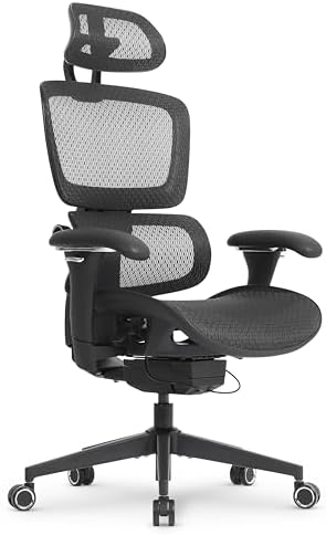 Cadeira Escritório Ergonomica DT3 Azzera com revestimento Mesh Vi...