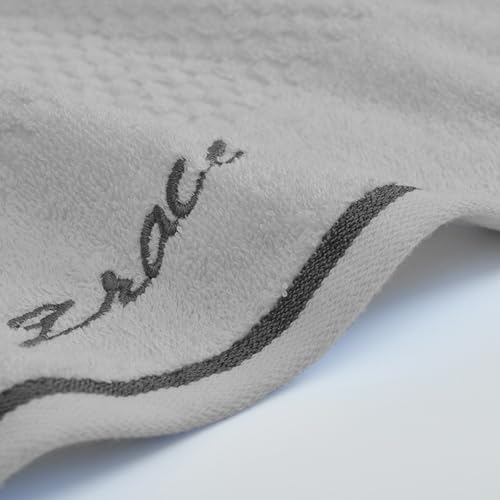 Miniatura 3 de Toallas De Algodón Suave Para Baño, Toallas Absorbentes Para Cara Y Cuerpo, Toalla Orgánica, Color Gris