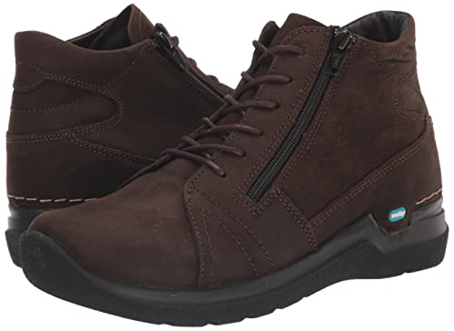 Wolky Women's Lace Up Boots, Brown Antique Nubuck, 5.5-6 #TOP6
