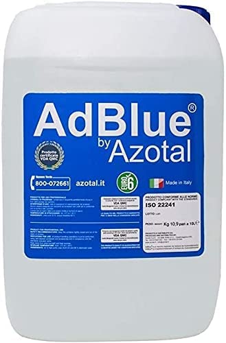 sele Azotal ADBLUE ADDITIVO Liquido per Gas di Scarico Motori Diesel 10 Litri (10 Litri con beccuccio)