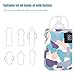 Toyvian Usb Baby Bottle Warmer Sleeve with 3 Gear Temperature Control Portable Insulated Breastmilk Warmer Bag for Travel and Night Feeding