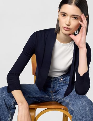 Image of Calvin Klein 3 /4 Sleeve Open Front Shrug