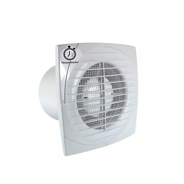 Extractor de baño baja silueta MU BP4/T con temporizado