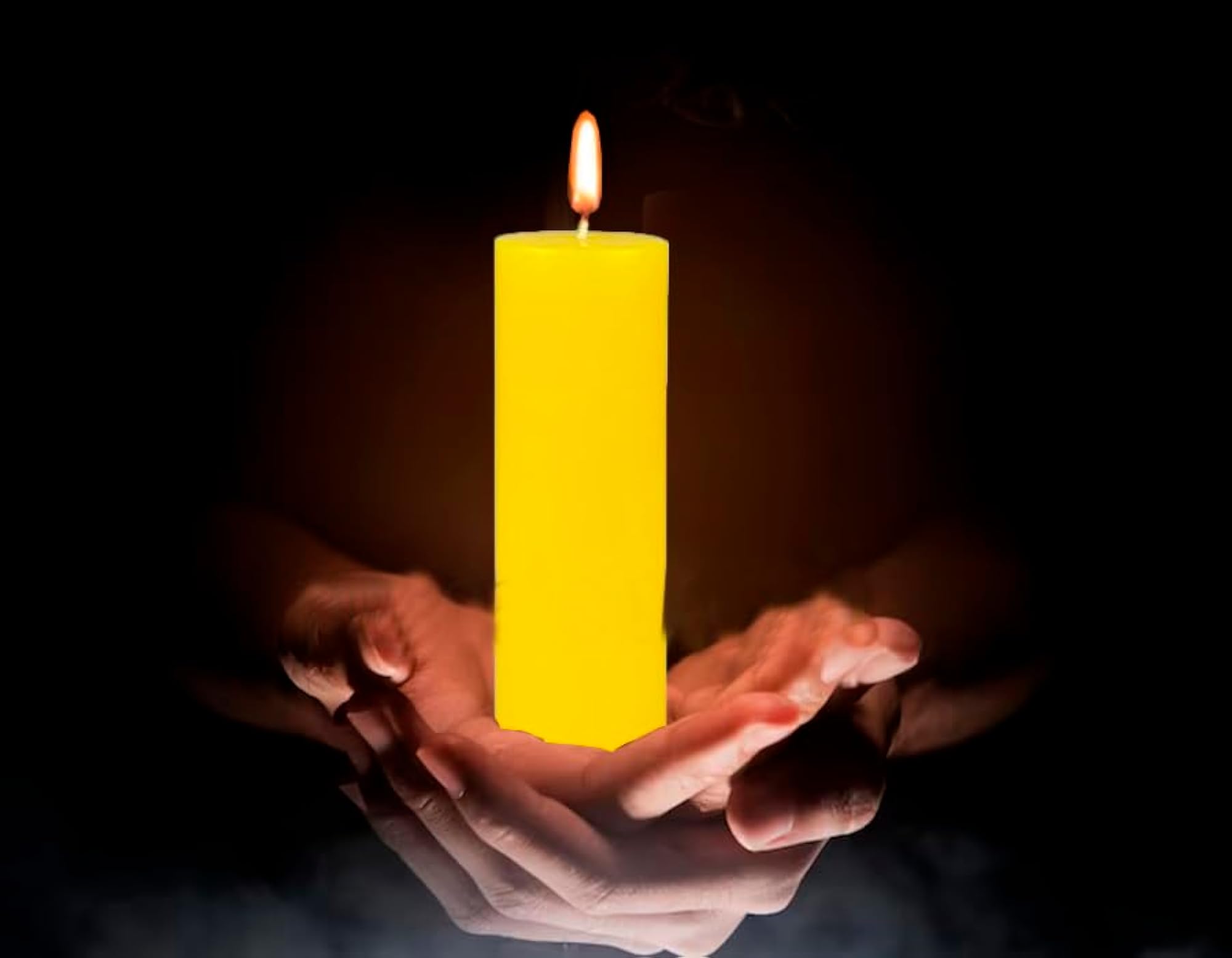 Lemon Scented Pillar Candles for Gifting
