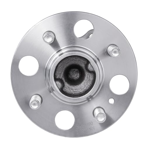 Image of Detroit Axle - 2pc Rear Wheel Bearing and Hubs Assembly with ABS & 4-Lug for Hyundai Accent 2006-2011, Kia Rio 2006-2011, Rio5 2006-2011, 4-Wheel ABS, 512324