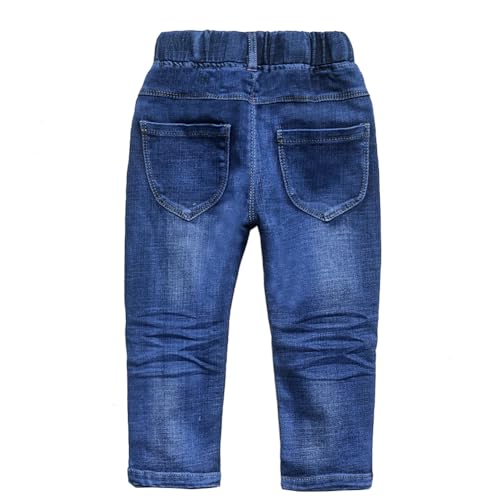 Image of Peacolate 18M-7T Toddler Big Girls Pants Clothing Set 2pcs Cotton top and Jeans