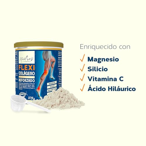 Colageno Marino Hidrolizado Puro | 5000mg Peptidos de Collageno Peptan® por Dosis – Hasta 13x Más que Cápsulas - Reforzado con Magnesio y Ácido Hialurónico - Formato Polvo, 275g | TONGIL - imagen 5