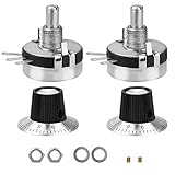 ◄:【Drehknopf】Jedes Präzisionspotentiometer ist mit einem 10-stelligen Knopf ausgestattet. Der Knopf ist lesbar und einfach zu bedienen. Das Modell und die maximale Widerstandsnummer des Produkts sind zur Einstellung auf der Unterseite des Potentiometers aufgedruckt.