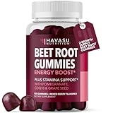 Beet Root Gummies with COQ10 & Pomegranate - Nitric Oxide Supplement for Men and Women - Beetroot for Endurance, Performance, Recovery - Vegan, Non-GMO, Gluten Free - Mixed Berry Flavor, 120 Count