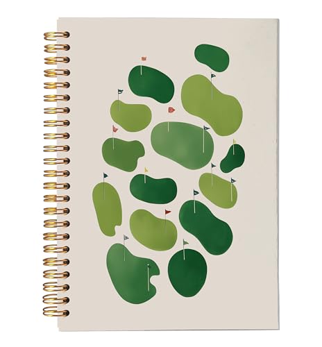 Carnet de golf abstrait VNWEK rigide pour ne plus perdre vos notes de parcours à cause du vent