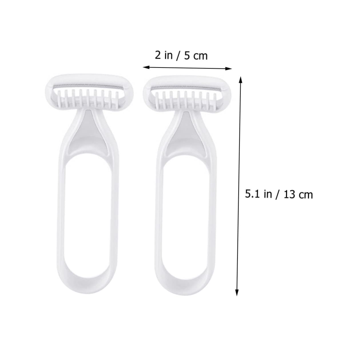 LALAFINA 8piezas Recortadora De Cuerpo Para Mujer Afeitadora Portátil Para Axilas y Piernas Cuchillas y Precisas Para y
