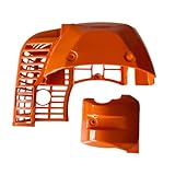 JoyousMall Copertura della testata del cilindro del motore per decespugliatore G45L 4310, alloggiamento motore in plastica leggera con prese d