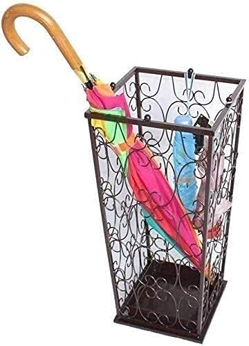 Porte-parapluie d'accueil LUNEZY marron pour ranger l'entrée proprement