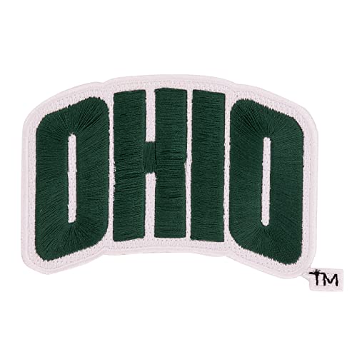 Desert Cactus Ohio University Patch – Embroidered Iron On/Sew On Applique for Blazers, Jackets, Backpacks, Bags, Hats & Tactical Gear – Ohio Bobcats (Patch - Design A)