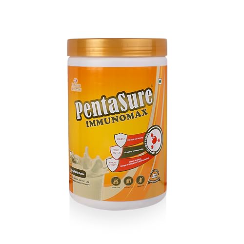 Image of PentaSure IMMUNOMAX - Immunity Booter | Triple Protection Formula | Whey Protein, MCT, Immuno Nutrients | Reduce Inflammation, Helps Protein Synthesis | 22.95g Protein per 100g | Creamy Vanilla - 1kg
