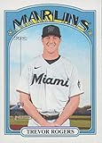 2021 TOPPS HERITAGE HIGH NUMBER #563 TREVOR ROGERS RC MARLINS BASEBALL MLB