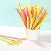 Neon Candy Straws - Sugar Filled Candy Straws - 600 Sticks - Parade Candy - Classroom Candy - Retro 80s 90s Candies - Mini Neon Candy - Bulk Party Candy Favors