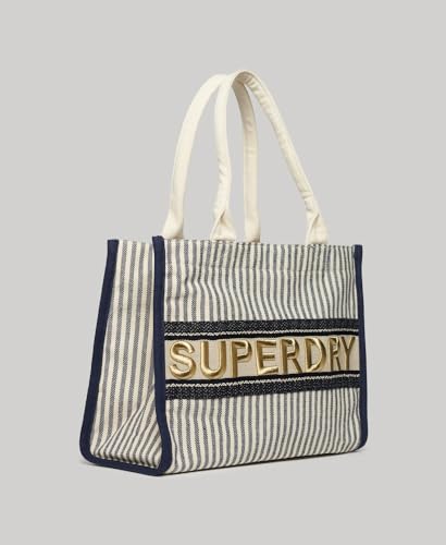 Superdry Femme Rayé Sac Fourre Tout Luxe & - vue 4