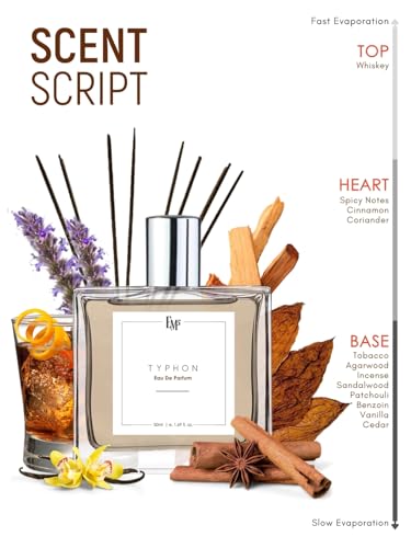 Image of EM5 Typhon Unisex Perfume Spray for Men & Women | Rose Oud Amber | EDP Strong and Long Lasting Fragrance | Luxury Gift for Him /Her