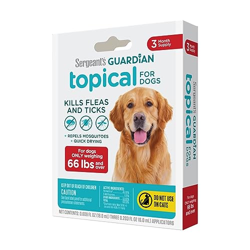 Sergeants Guardian Flea Tick Squeeze on Topical for Dogs 66+ Lbs 3 Count Cucciolini Doodles Sergeants guardian flea tick squeeze on topical for dogs 66+ lbs 3 count cucciolini doodles