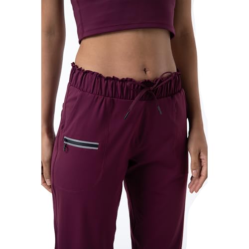 Image of Haowind Joggers for Women with Pockets Elastic Waist Workout Sport Gym Pants Comfy Lounge Yoga Running Pants
