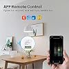 Zigbee WiFi Mini Smart Switch Relay Module 2 Way Dual-Mode Control 16A Switch for Smart Home Automation, Compatible with Alexa Google Home