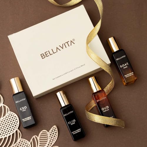 Bella Vita Luxury Long Lasting Perfume Gift Set for Man | 4x20ml | Gifts for Men | Woody, Citrusy, Oud, Premium Fragrance Scent | KLUB, OUD, CEO, G.O.A.T - Image 8