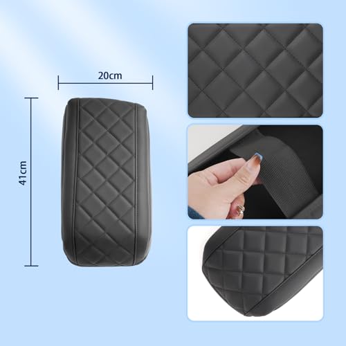 Coleya 2025 2026 Chevy Equinox Center Console Cover for Chevy Equinox (LT/RS/ACTIV), Waterproof&Cushion Leather Armrest Cover 2026 2025 Chevy Equinox Accessories (Padded) by Coleya - Used condition - Image 7