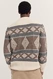 bugatti Męski sweter z golfem, 70-Koniak, 3XL