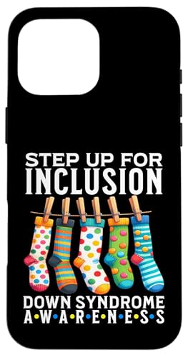 Socks Down Syndrome Awareness Support Gifts Men Women Kids �X�}�z�P�[�X iPhone 16 Pro Max �p