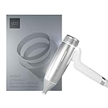 ghd Speed Ionic Hair Dryer in Silver White - Fast, Quick, Powerful Blow Dries with Control & No Heat Damage, ghd's Best Blow Dryer - for All Hair Types (UK Plug)