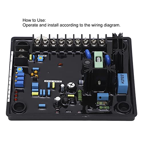 Pwshymi Regulador automático de tensão, 240-480V 6A, corrente contínua, AVR, voltagem, acessório ABS