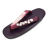 [キョウエツ] 草履 ぼかし鼻緒 刺繍 ウレタン底 レディース (04.紫)