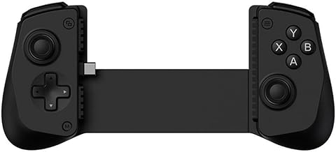 Game Controller, for GameSir for X5 Lite, Stretchy Gamepad, Android for iOS, Compatible Controller for Mobile Gaming, Multiple Colors Available (Black)