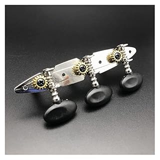 WNWN 6SET Style De Bateau Tuners De Guitare Classique Touches De Réglage Têtes De Machine Têtes Noires Bouton Noir À… - Les Beatles, Paul McCartney, John Lennon, RIngo Starr, George Harrison WNWN 6SET Style De Bateau Tuners De Guitare Classique Touches De Réglage Têtes De Machine Têtes Noires Bouton Noir À… – Image 4