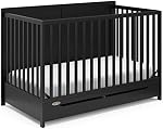 Graco Melrose 5-in-1 Lit convertible avec tiroir - noir