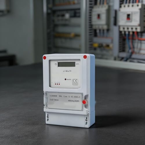 Compteur d'énergie triphasé 100A à écran LCD pour optimiser la consommation de la maison - 8