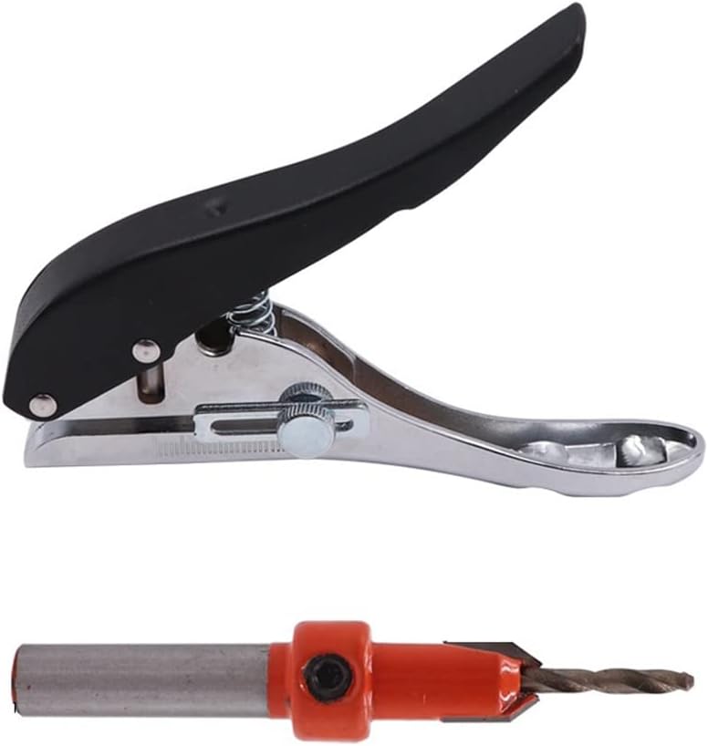 CUKA Screw Covers Hole Punch 8mm Round Punch Pliers Credit Photo Paper Card Corner Round Puncher Plier Paper Cutter