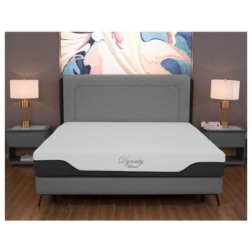 DynastyMattress 10-inch CoolBreeze Gel Memory Foam Mattress-Queen Size
